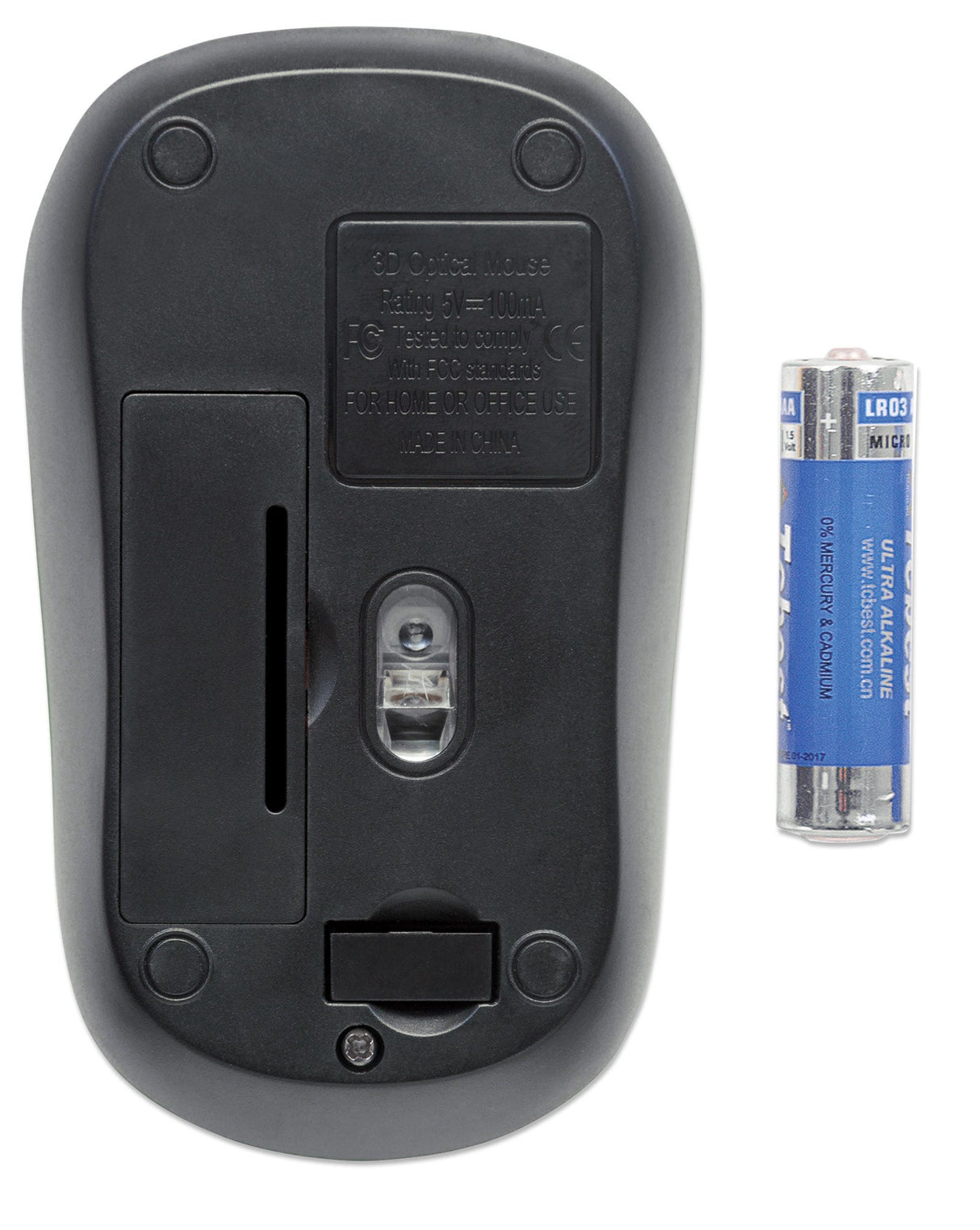 Manhattan Ratón óptico inalámbrico Success Ratón 1 Vertical Oficina RF inalámbrico