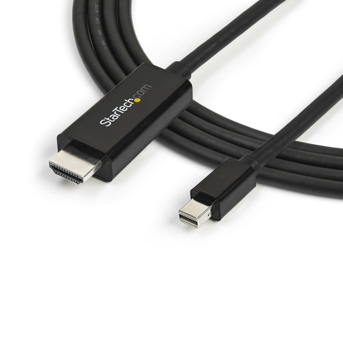 StarTech.com Cable Adaptador Mini DisplayPort a HDMI de 3m - 4K 30Hz Adaptadores de cable de vídeo 3 m Mini DisplayPort
