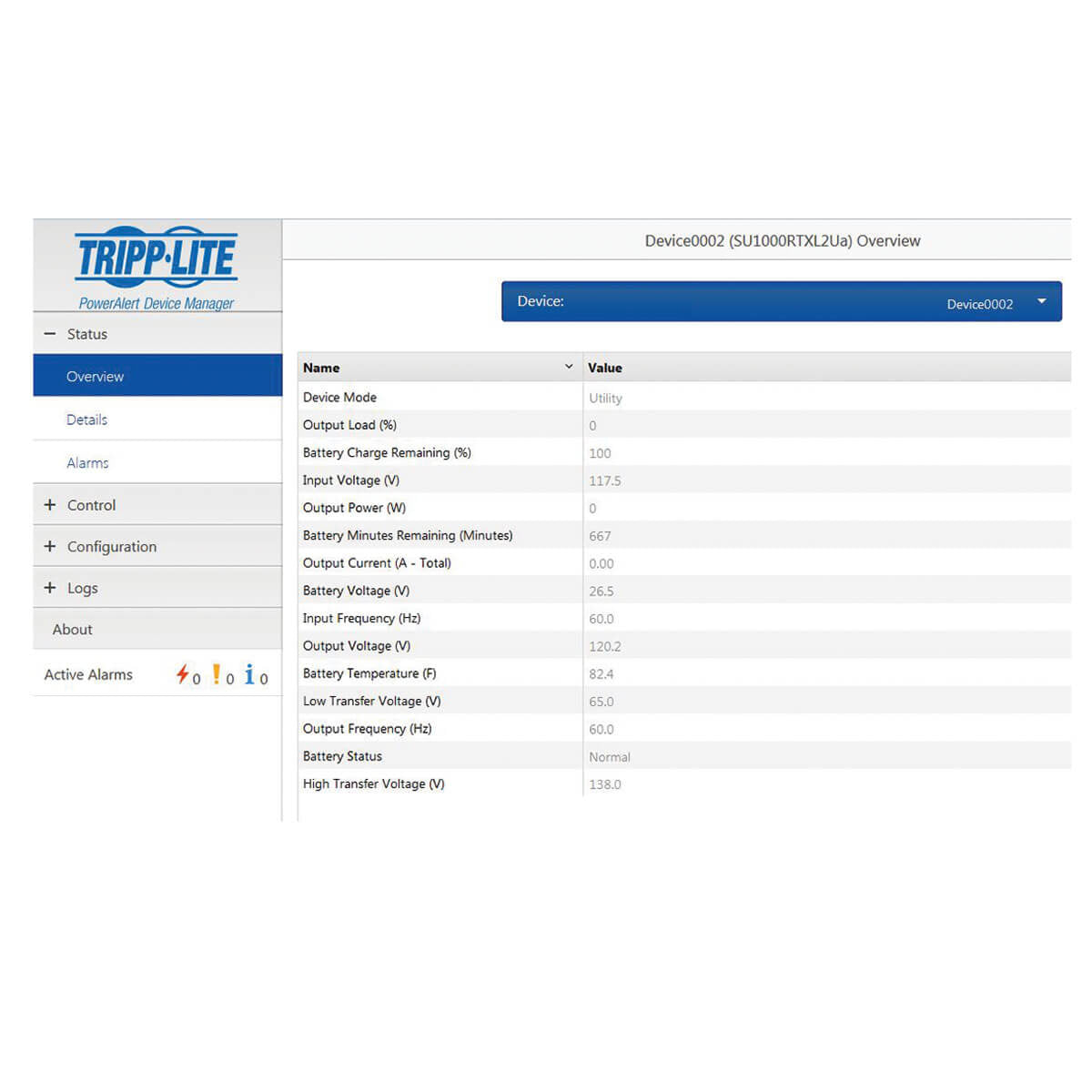 Tripp Lite WEBCARDLX Tarjeta para Administración de Red