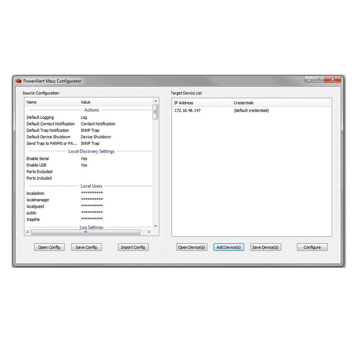 Tripp Lite WEBCARDLX Tarjeta para Administración de Red