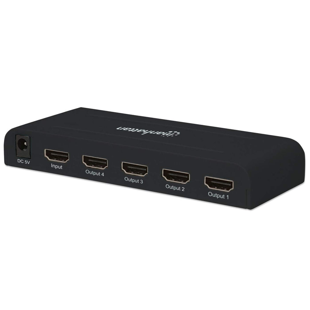 Manhattan Video Splitter HDMI 4K de 4 puertos divisores de vídeo HDMI 4x HDMI 1.4 4