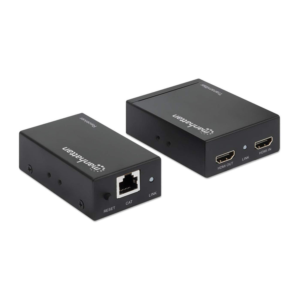 Manhattan Kit extensor de HDMI sobre Ethernet audio/vídeo extendedores Transmisor y receptor de señales AV 1920 x 1200 P