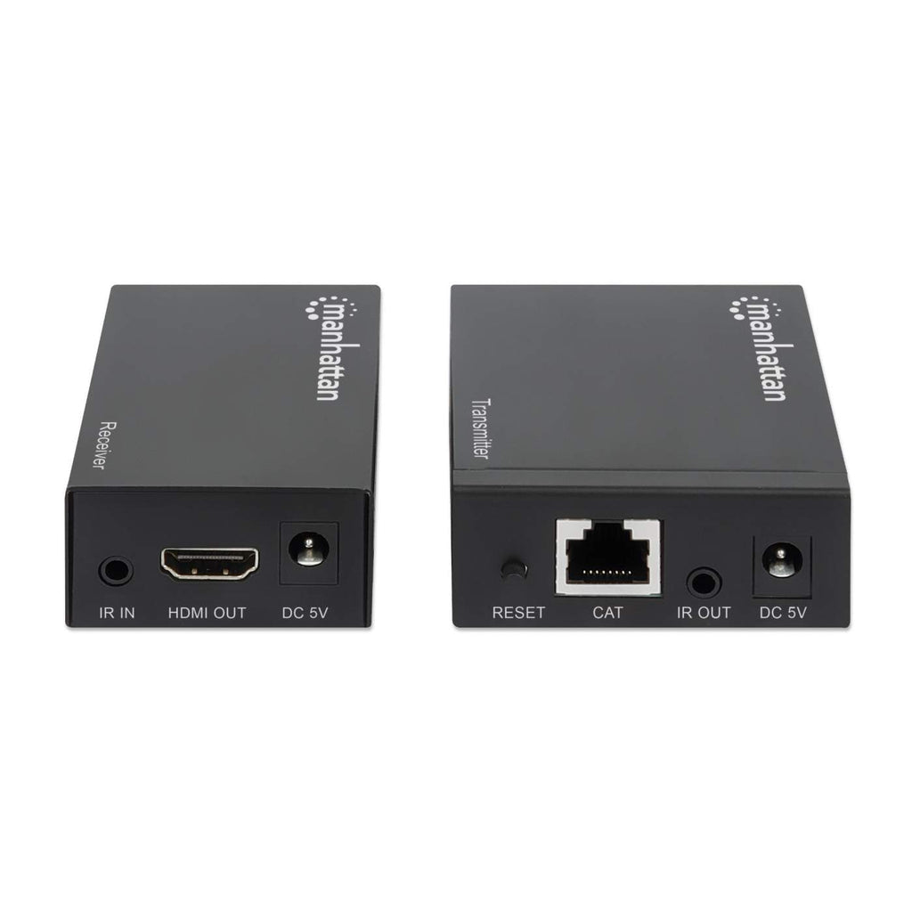 Manhattan Kit extensor de HDMI sobre Ethernet audio/vídeo extendedores Transmisor y receptor de señales AV 1920 x 1200 Pixeles Cat6 50 m