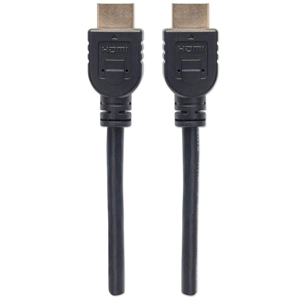 Manhattan Cable HDMI de alta velocidad con Ethernet, para pared Cable 1 m HDMI tipo A (Estándar) HDMI tipo A (Estándar) Macho