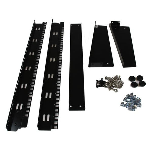 StarTech.com Rack Armario Bastidor Abierto de Escritorio Desktop Sobremesa de 2 Columnas 12U 0,5m Negro Armarios Rack 12