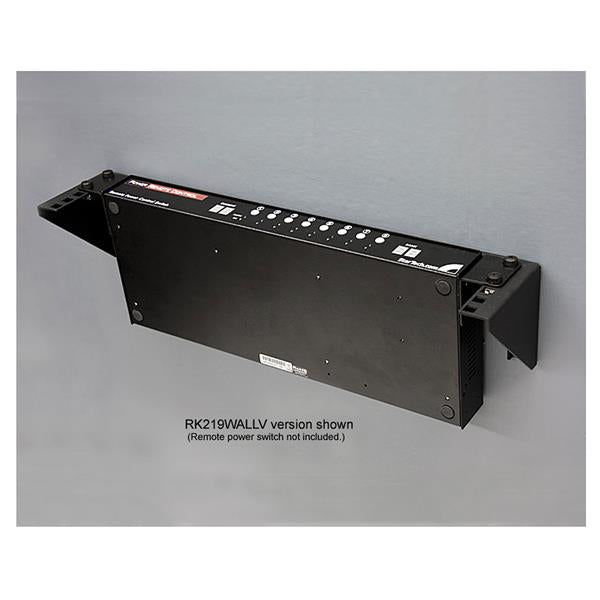 StarTech.com Rack de Acero Vertical de Pared 1U 19in Pulgadas para Equipos Montaje Vertical Rack Negro 56,7 kg 1U CE, UL