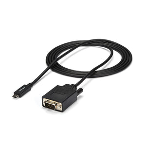 StarTech.com Cable de 2m USB C a VGA - Cable Adaptador Activo de Vídeo de 1920x1200/1080p USB Tipo C a VGA - Compatible
