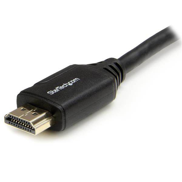 StarTech.com Cable de 3m HDMI 2.0 Certificado Premium con Ethernet - HDMI de Alta Velocidad Ultra HD de 4K a 60Hz HDR10 - para Monitores o TV UHD Cable 3 m HDMI tipo A (Estándar) HDMI tipo A (Estándar) Macho