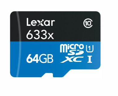 MEMORIA MICROSDXC 64GB 633X, UHS-I CLASE