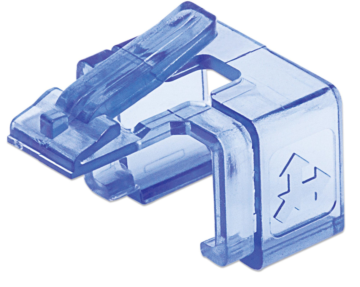 PLUG INT RJ45 CLIP DE REPUESTO AZUL BOTE CON 50 PZ