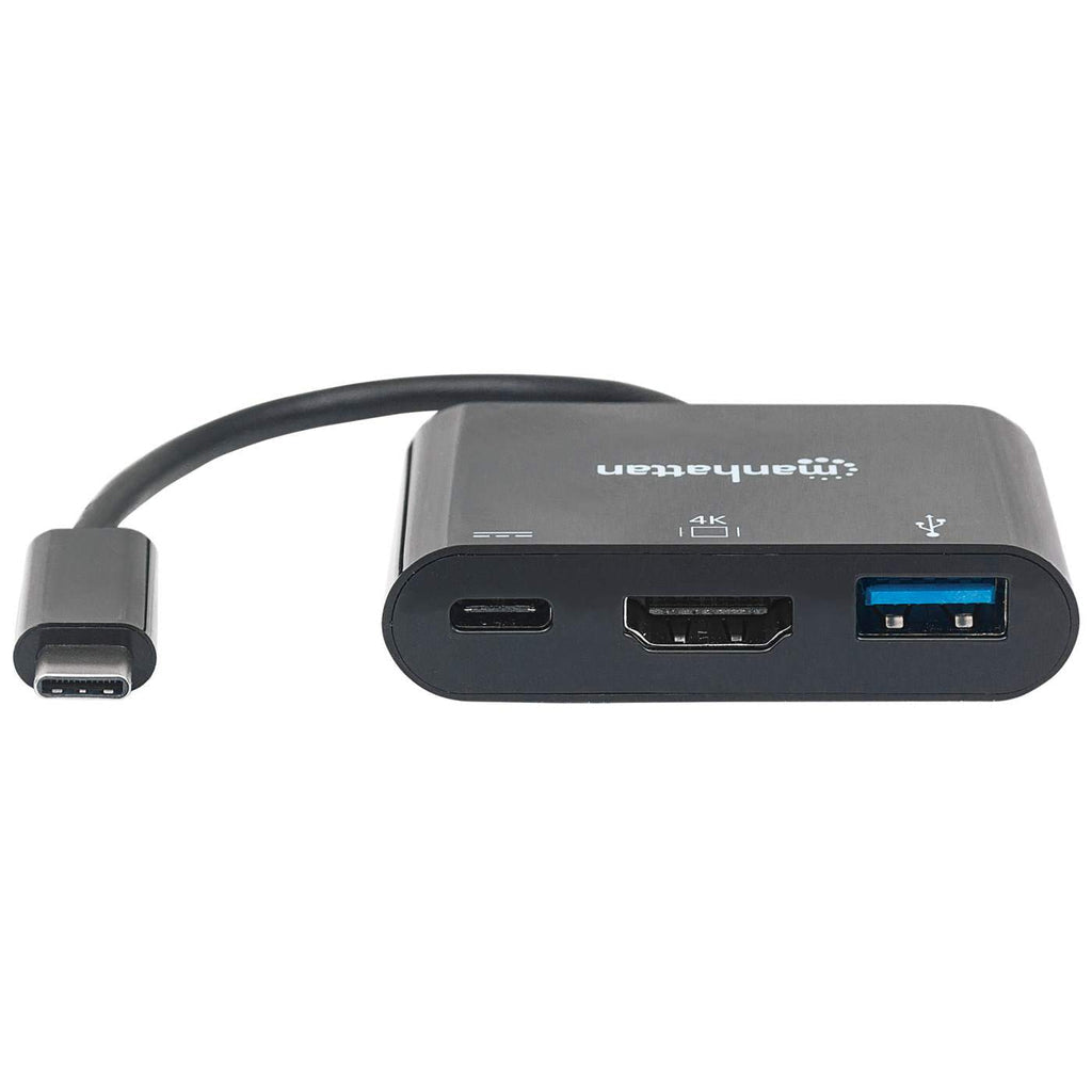 Manhattan Docking Station HDMI Convertidor USB Tipo-C Laptop 1 1 USB tipo A, USB Tipo C Si