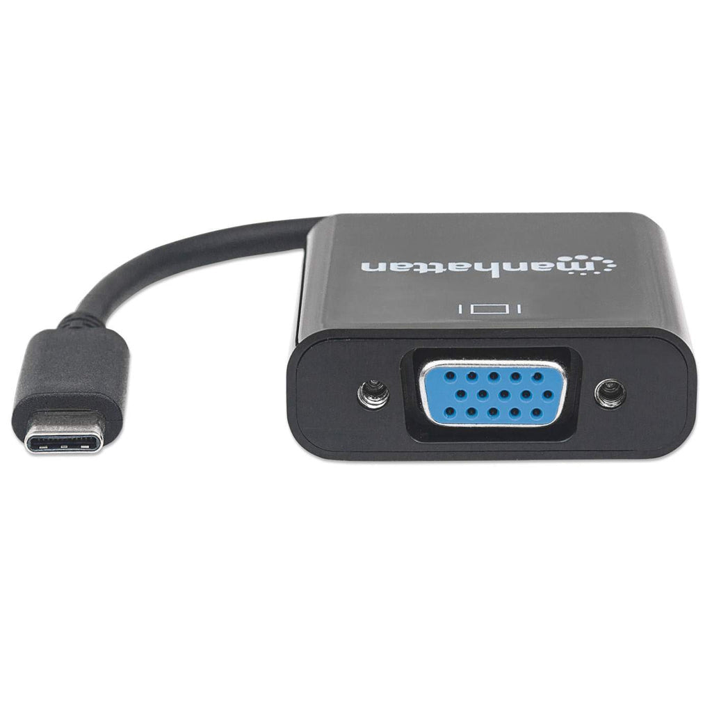Manhattan Convertidor USB-C a VGA adaptadores gráficos usb USB Tipo C Macho Derecho 3.2 Gen 1 (3.1 Gen 1)
