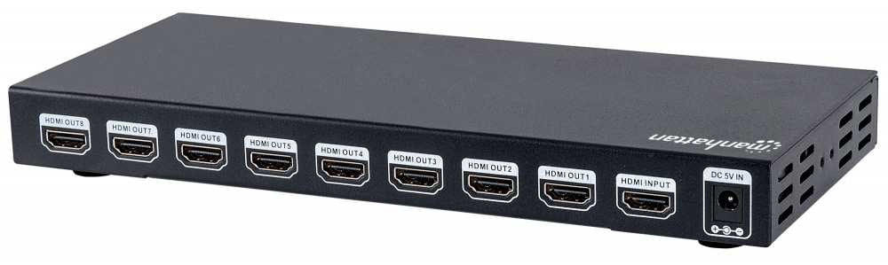 Manhattan Splitter HDMI 4K de 8 puertos divisores de vídeo HDMI 1 8x HDMI 1.4