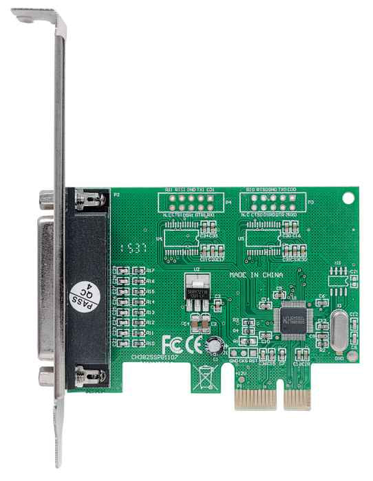 Manhattan Tarjeta Paralela PCI Express tarjetas y adaptadores de interfaz PCIe Paralelo Si IEEE 1284, CE, FCC, RoHS, WEEE