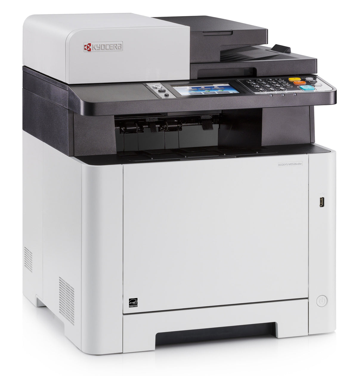 KYOCERA ECOSYS M5526cdw Impresora Multifunción Laser WiFi Negro, Blanco