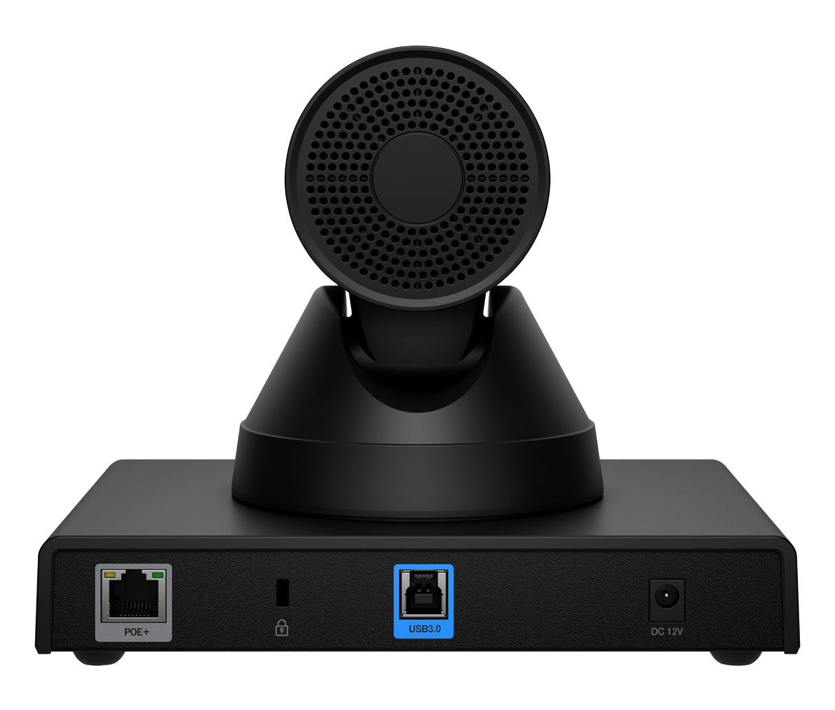 HP Poly Cámara inteligente Poly Studio E60 4K con zoom óptico de 12 aumentos y MPTZ Cámaras de videoconferencia 8 MP 8 M