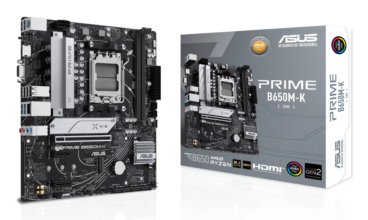 ASUS PRIME B650M-K placas base AMD Zócalo AM5 AMD Ryzen 7000 Series Zócalo AM5