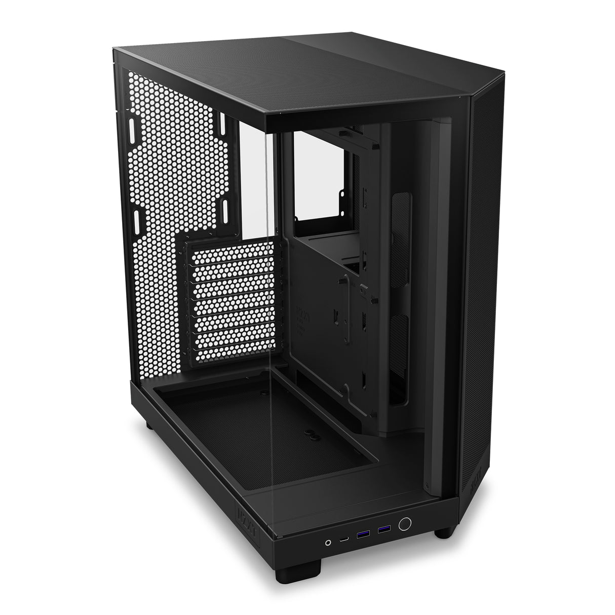 NZXT H6 Flow Midi Tower Blanco, ATX, Micro ATX, Mini-ITX, CC-H61FW-01 | Gabinetes de computadora