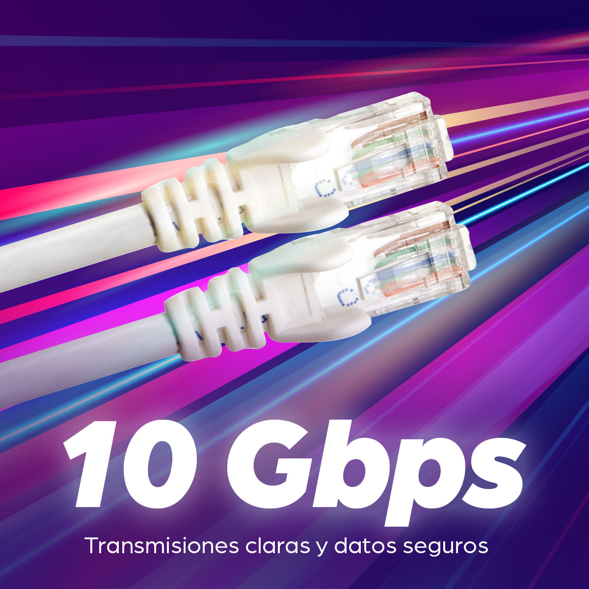 341943 - Intellinet Cable de red, Cat6, UTP Cable Blanco 1 m Cat6 RJ-45