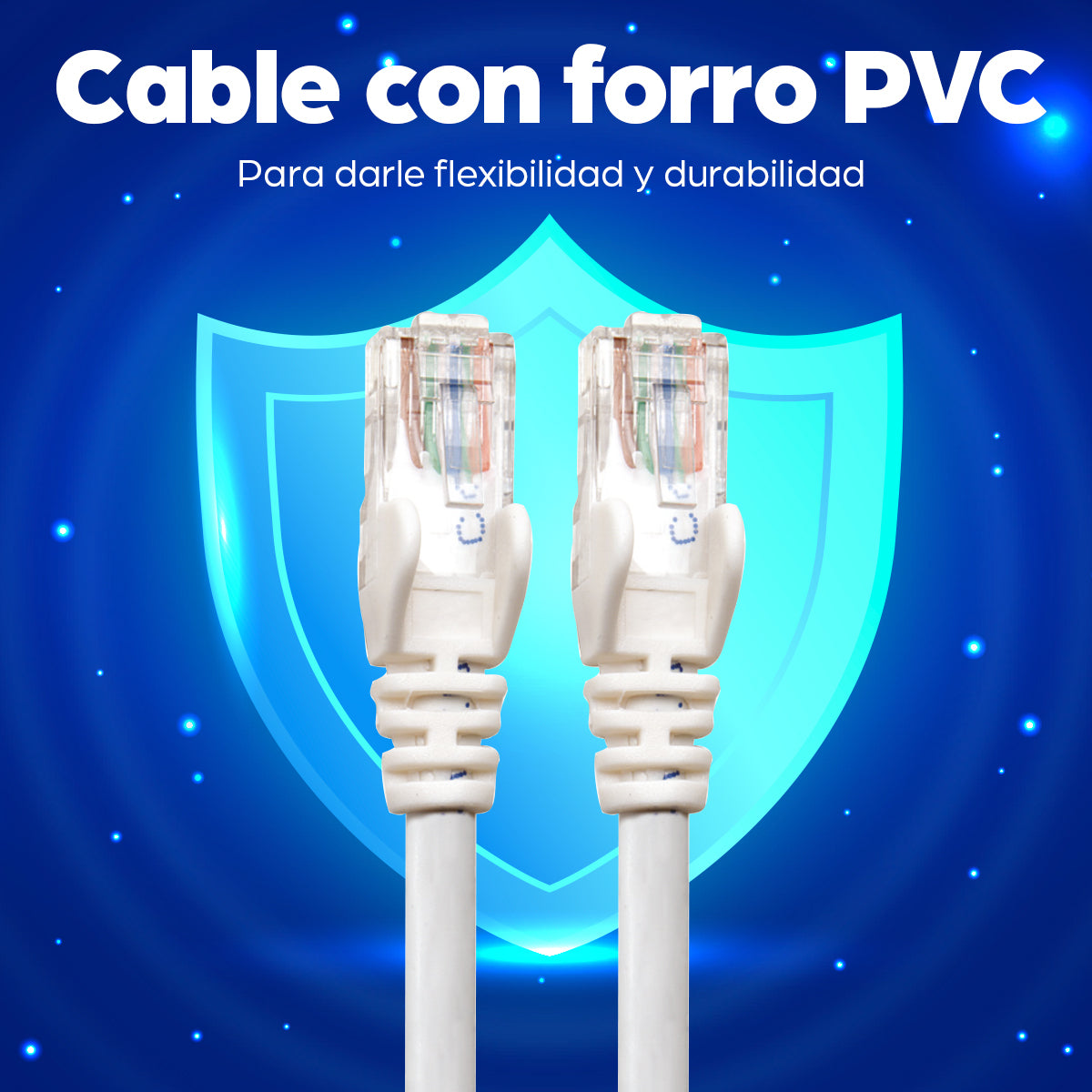 341943 - Intellinet Cable de red, Cat6, UTP Cable Blanco 1 m Cat6 RJ-45