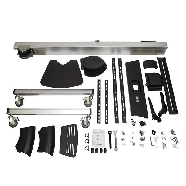 StarTech.com Carro de Transporte para Televisor de 32 a 70 Pulgadas - Carrito AV Móvil Mesa Rodante para TV VESA con Ajuste de un Toque Monitor