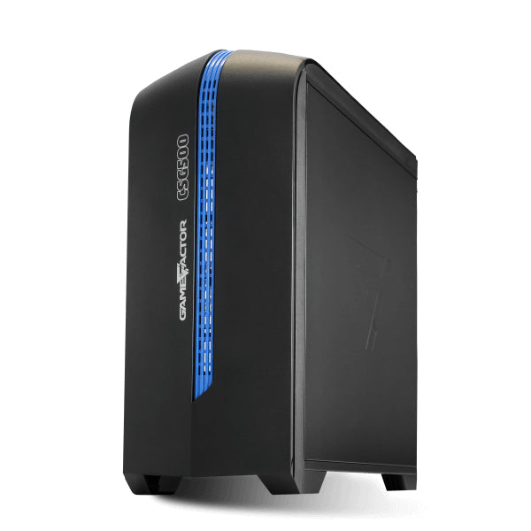 Gabinete Game Factor CSG500 Micro ATX Acrílico USB 3.0 Ventilación 120mm Color Azul