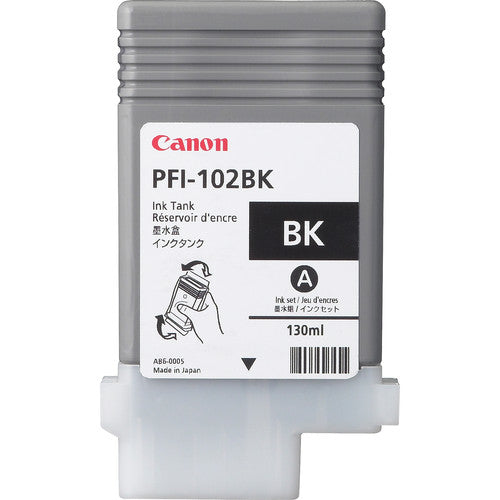 Canon PFI-102BK Cartucho de Tinta Tinta a base de pigmentos iPF500/iPF600/iPF700 1 pieza(s) Original