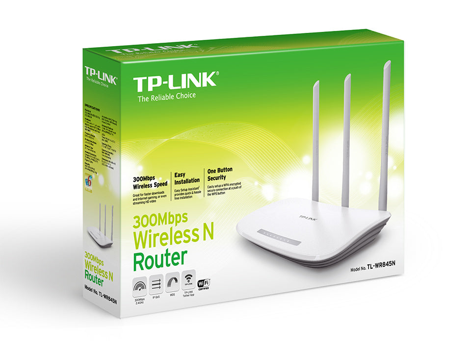 TP-Link TL-WR845N Router Si Banda única (2,4 GHz) Wi-Fi 4 (802.11n) 300 Mbit/s