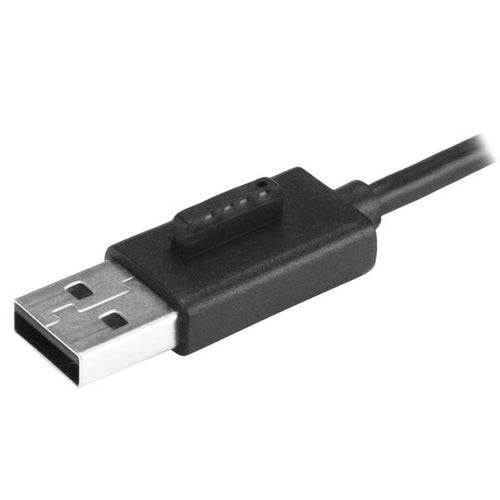 StarTech.com Concentrador Ladrón USB 2.0 de 4 Puertos con Cable Integrado - Hub Portátil USB 2.0 Hubs de interfaz 4 USB