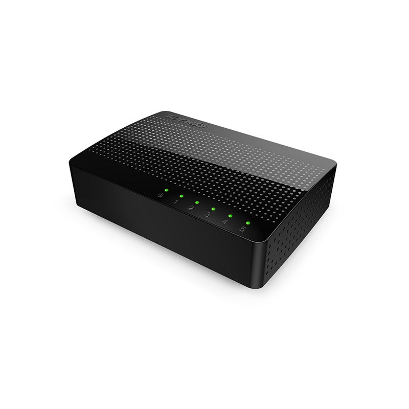 Tenda SG105 dispositivo de redes No administrado Gigabit Ethernet (10/100/1000) Negro, Bidireccional completo (Full dupl