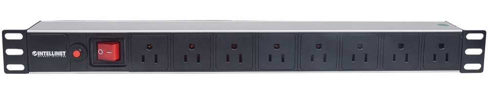 BARRA INT PDU 8 CONTACTOS 1 UNIDAD PARA RACK Y GABINETE