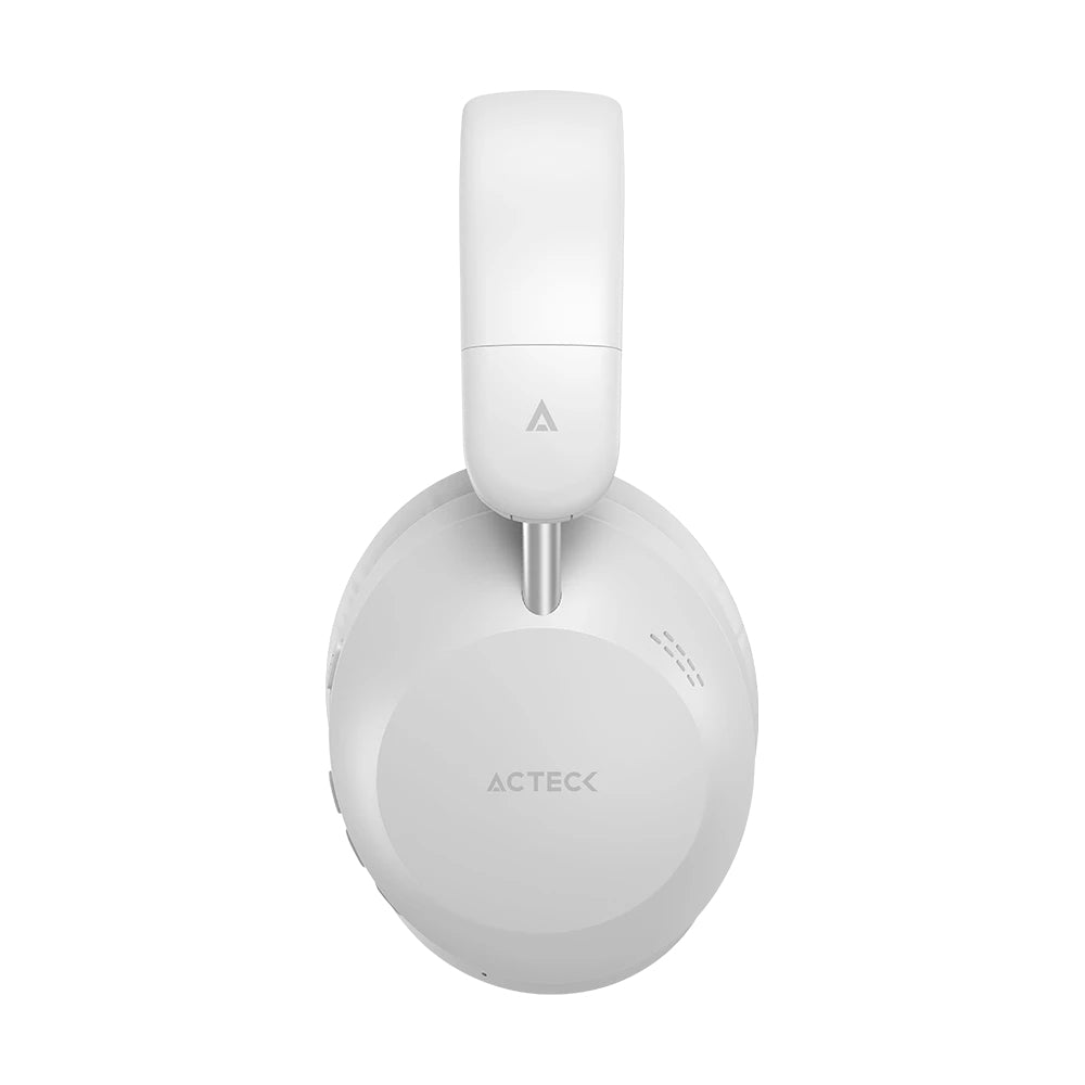 Acteck Triton Pro HP636 Auriculares Inalámbrico y alámbrico Diadema Llamadas/Música USB Tipo C Bluetooth Blanco
