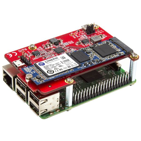 StarTech.com Conversor Adaptador USB a M.2 NGFF SATA SSD para Placas de Desarrollo y Raspberry Pi - con Accesorios Tarje