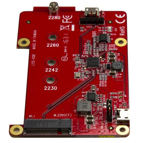 StarTech.com Conversor Adaptador USB a M.2 NGFF SATA SSD para Placas de Desarrollo y Raspberry Pi - con Accesorios Tarje