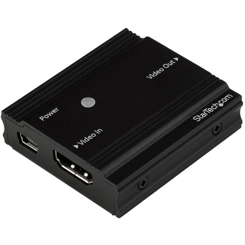 StarTech.com Amplificador de Señal HDMI - Extensor Alargador HDMI 4K a 60Hz - Hasta 9 Metros con Cable Convencional Audi