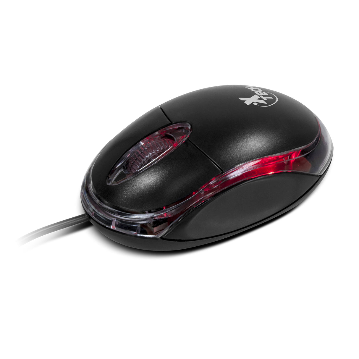 Xtech XTM-195 ratón Ambidiestro USB tipo A Óptico 1000 DPI, Negro | Ratones