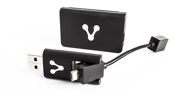 Vorago CR-300 lector de tarjeta USB/Micro-USB Negro