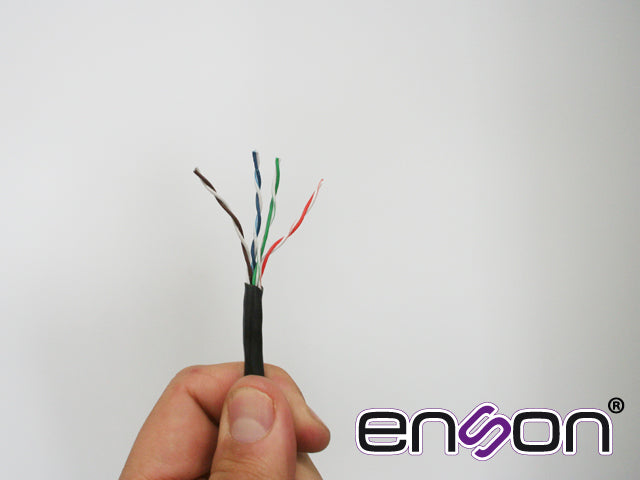 Enson 12251B305 cable de red Negro 305 m Cat5e U/UTP (UTP) | Cables de red