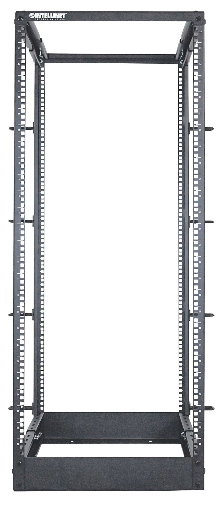 Intellinet Baie réseau ouverte 19" à 4 montants, 26U, noire, en kit, charge max. 360 kg Rack 26U Rack o bastidor independiente 360 kg Negro