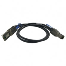 QNAP CAB-SAS20M-8644-8088 cable Serial Attached SCSI (SAS) 2 m Negro, Metálico, SFF-8644, SFF-8088, Derecho