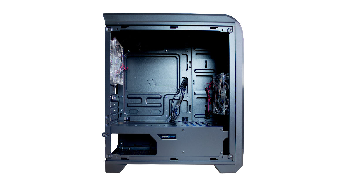 Game Factor CSG500 Micro Torre Negro, Rojo