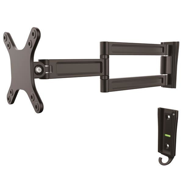 StarTech.com Soporte de pared de doble giro para monitor - Montura VESA para Pantallas de hasta 27 Pulgadas Monitor Negro