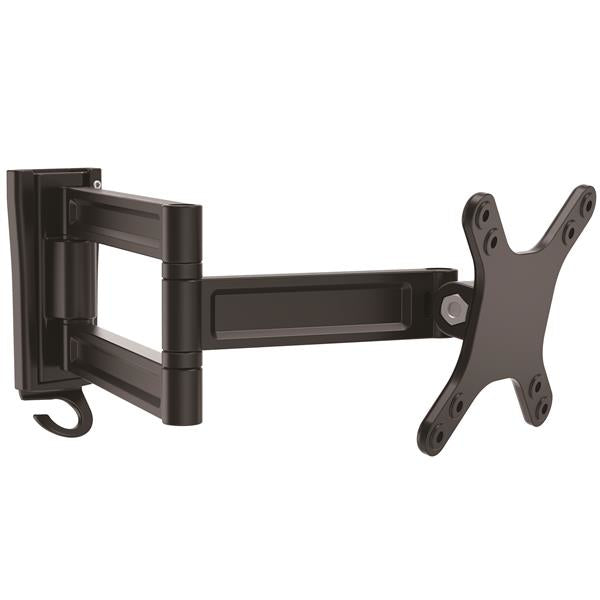 StarTech.com Soporte de pared de doble giro para monitor - Montura VESA para Pantallas de hasta 27 Pulgadas Monitor Negro