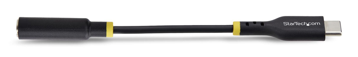 StarTech.com Adaptador de Audio USB-C a 3,5mm TRRS Minijack - Adaptador de Audio USB Tipo C para Auriculares con Micrófo