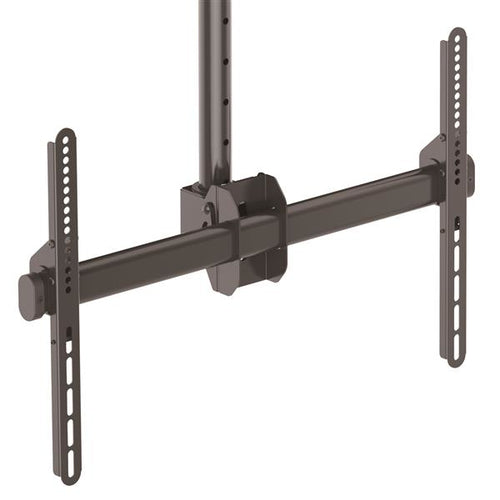 StarTech.com Soporte de Techo para TV - Soporte Universal de Cielo Raso para TV de Movimiento Total con Mástil Telescópi