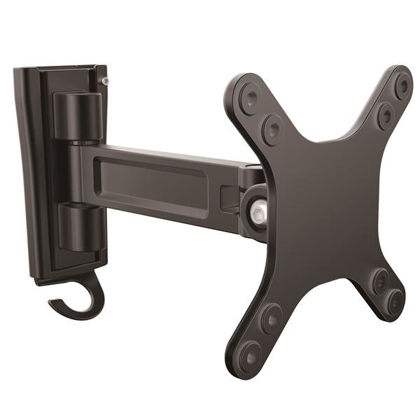 StarTech.com Soporte de pared de un solo giro para monitor - Montura VESA para Pantallas de hasta 27 Pulgadas Monitor Negro