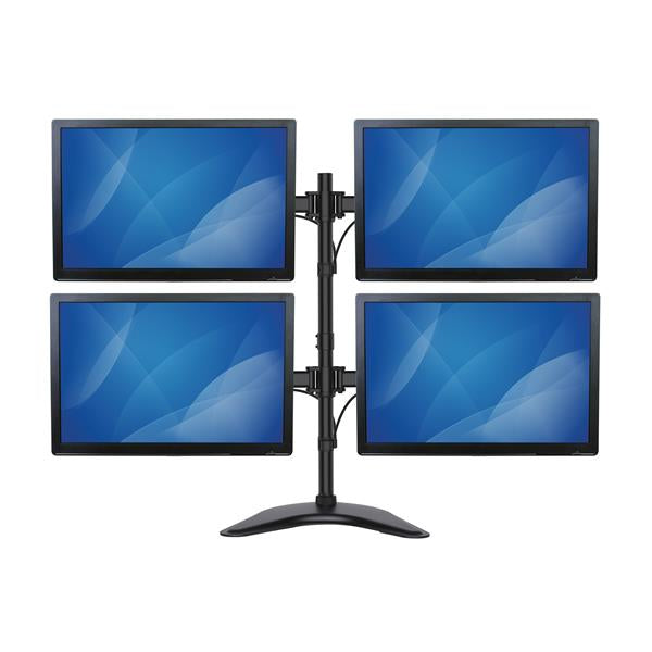 StarTech.com Base de Soporte Ajustable VESA para 4 Monitores de hasta 27 Pulgadas Monitor Negro