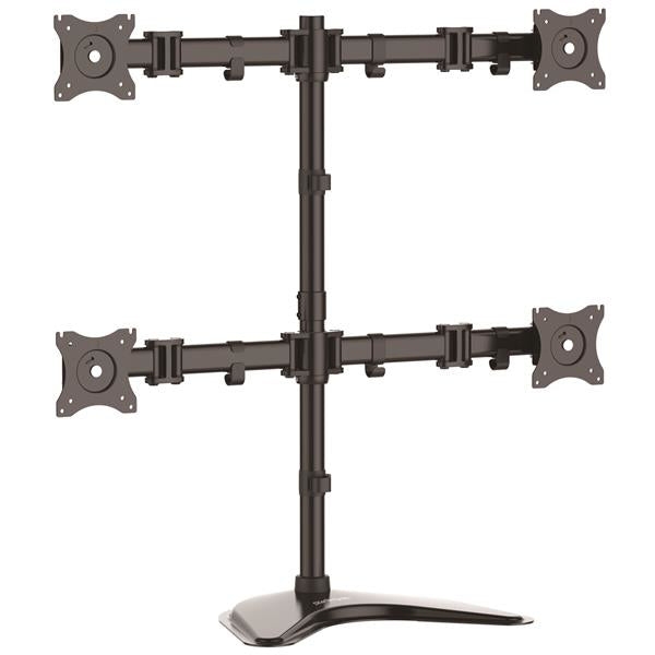 StarTech.com Base de Soporte Ajustable VESA para 4 Monitores de hasta 27 Pulgadas Monitor Negro