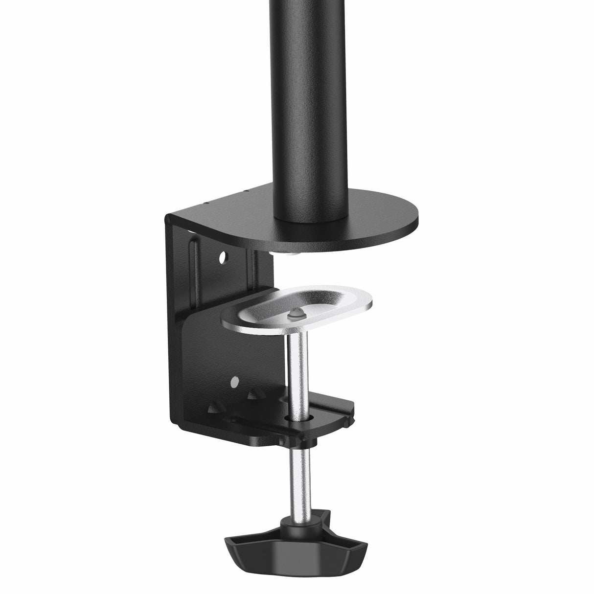 StarTech.com Soporte VESA de Sobremesa para 1 Monitor - Base para Pantallas VESA de hasta 34" con Mástil Articulado - Altura Ajustable - de Montaje mediante Abrazadera/ Ojal - Negro Monitor Negro