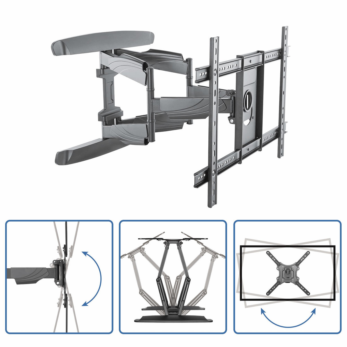 StarTech.com Soporte de pared para TV de Pantalla Plana - Montura para Pantallas LCD LED de 32 a 70 Pulgadas soportes para tv 45 kg 81,3 cm (32") 1 177,8 cm (70")